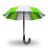 Umbrella Green Icon 48x48 png